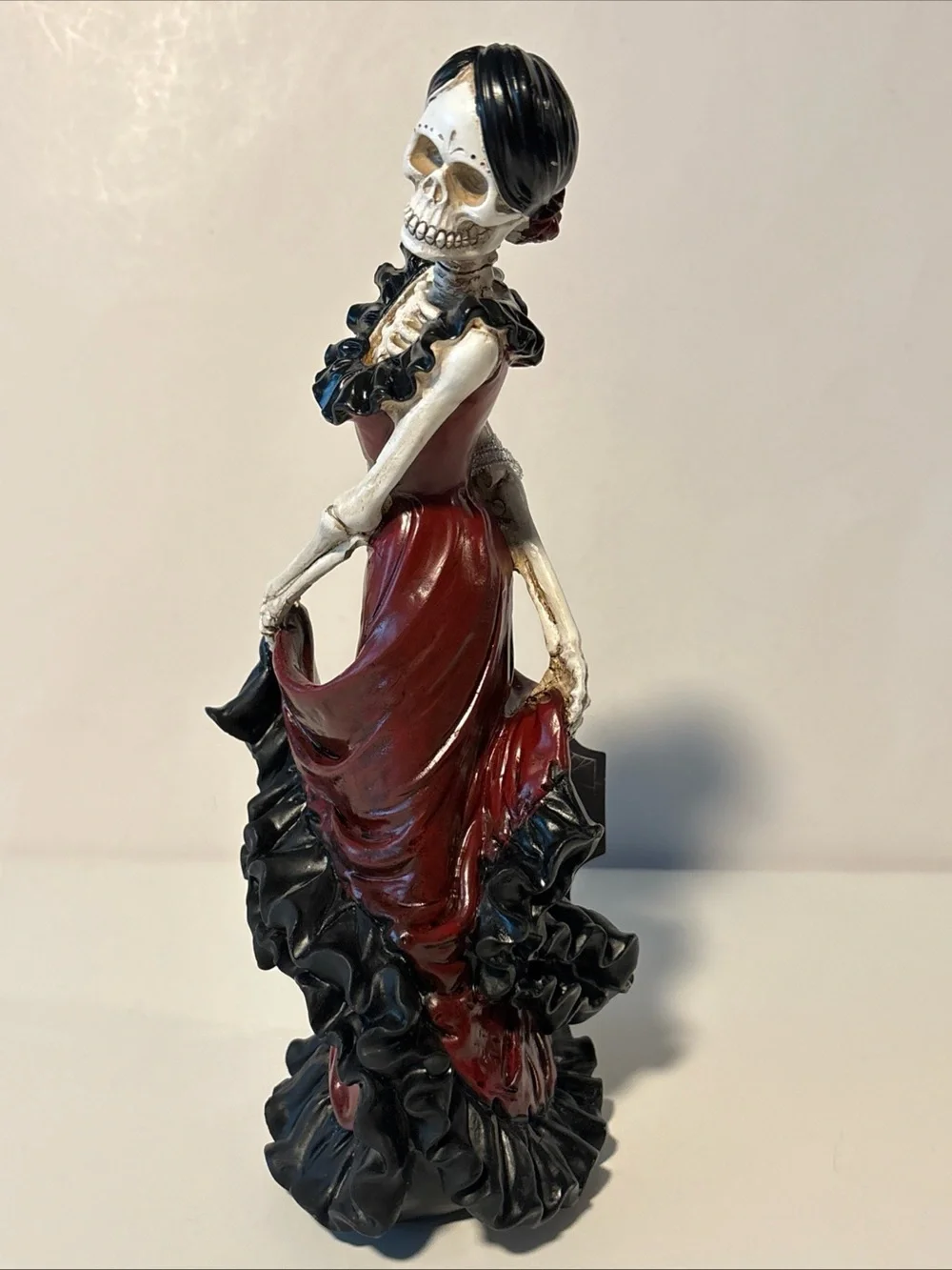 10” Resin Catrina Day Of The Dead By Bella Luxx NWT